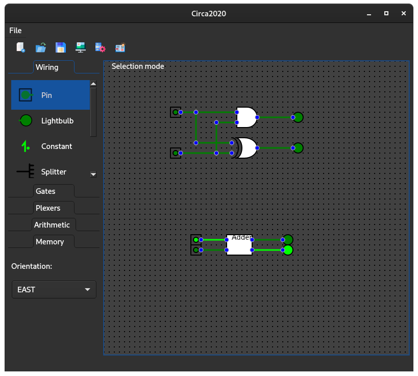 Custom component created from existing circuit